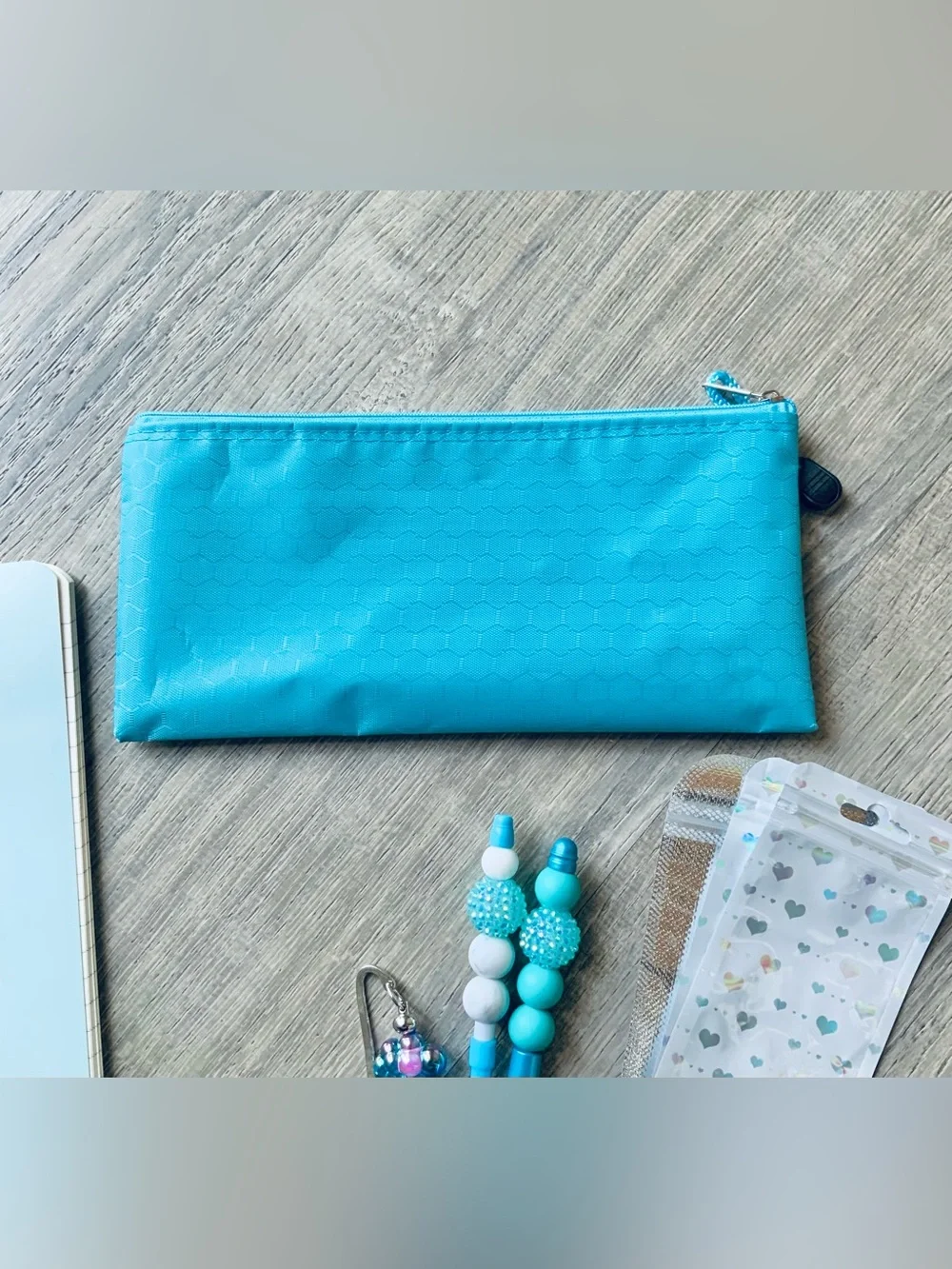 NEW📚 Handcrafted Stationery Set w/ Beaded Stylus Pen & More